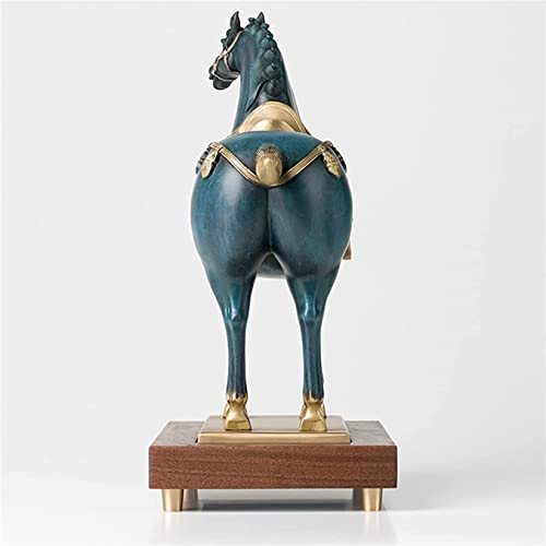 Amazon.co.jp: 馬の彫刻動物の置物銅像デスクトップの装飾品手芸ホーム